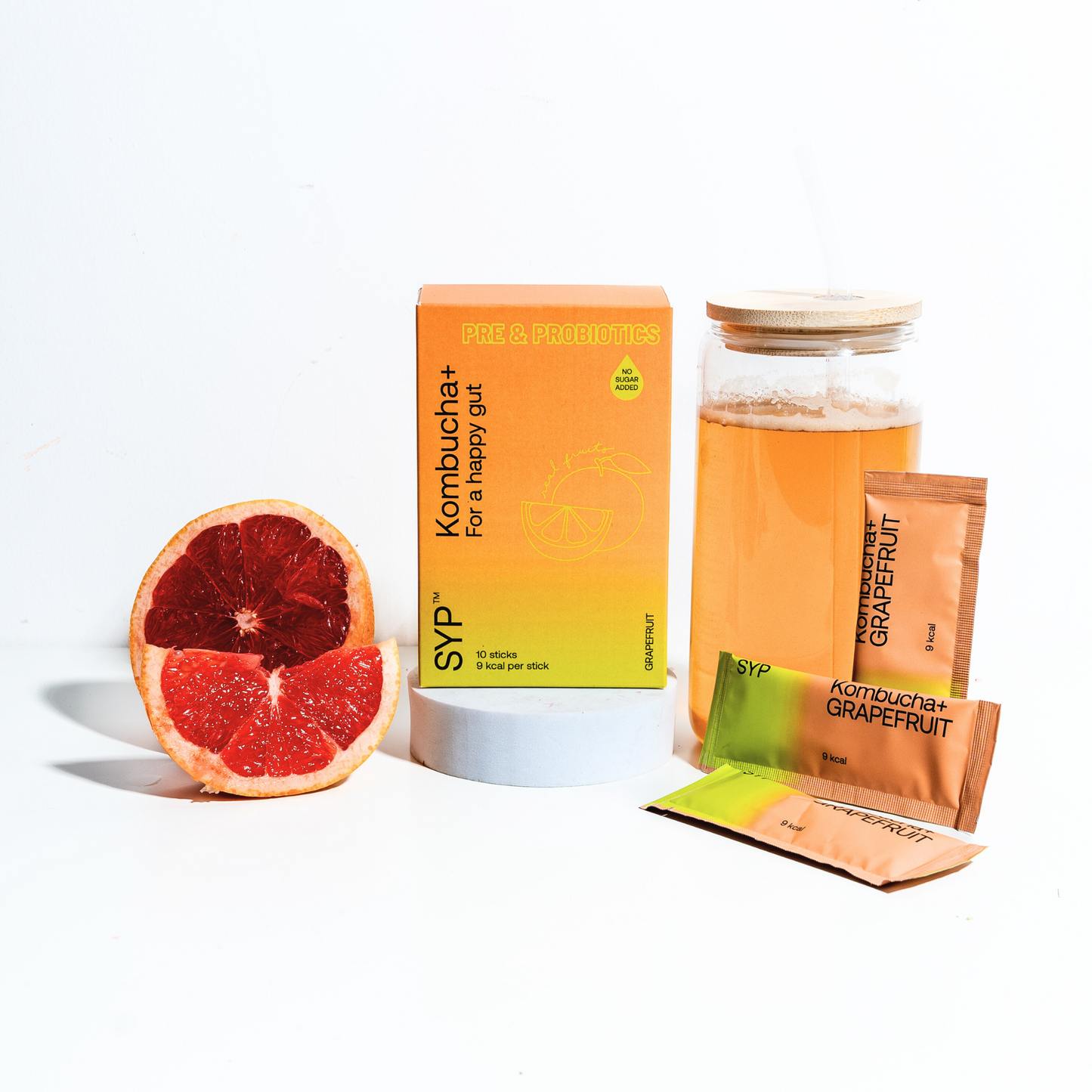 KOMBUCHA+ 9-PACK GRAPEFRUIT