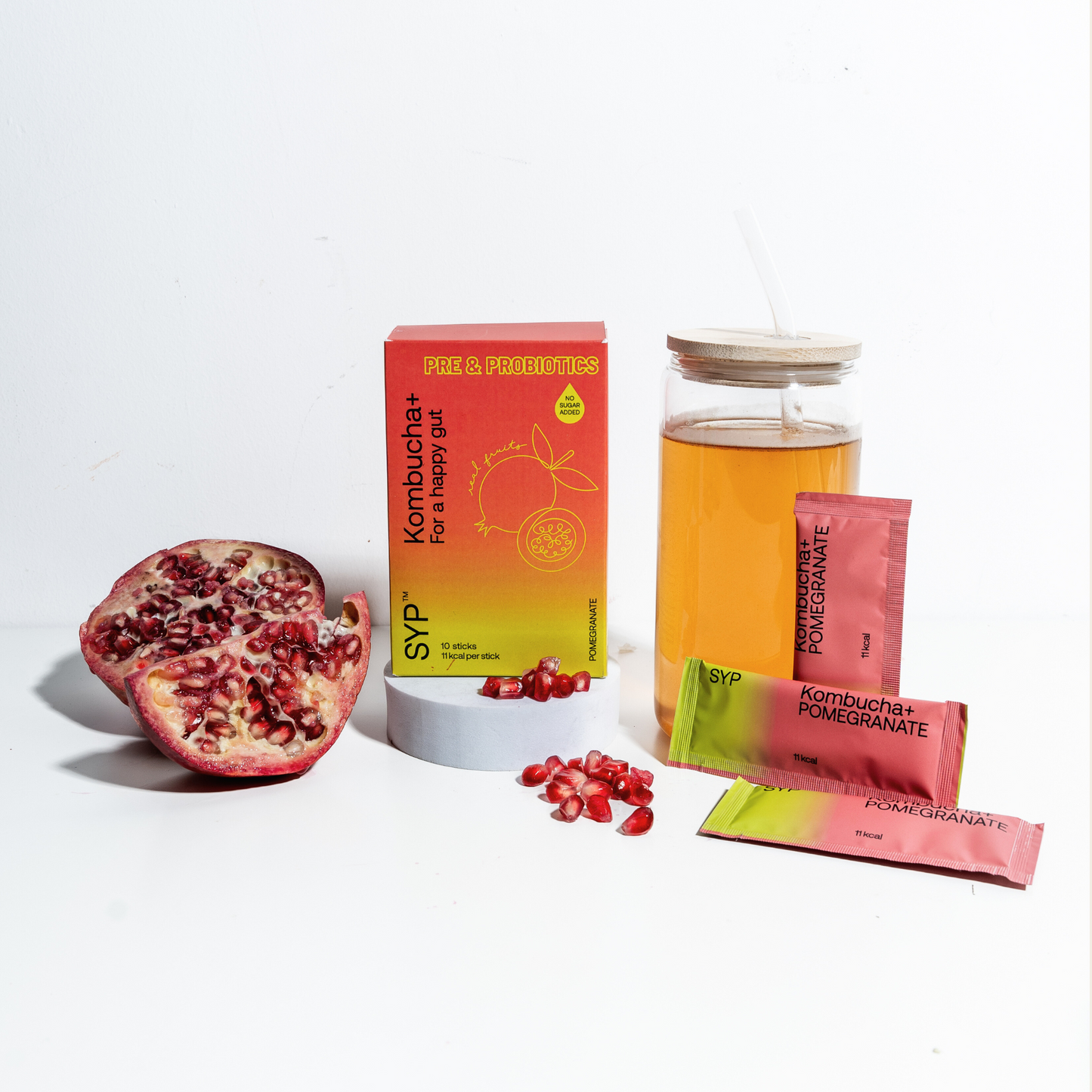 KOMBUCHA+ 9-PACK POMEGRANATE