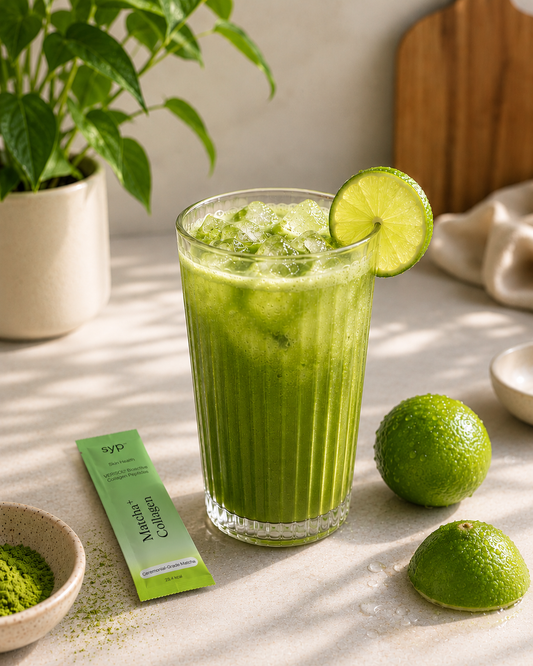 Coconut matcha cooler