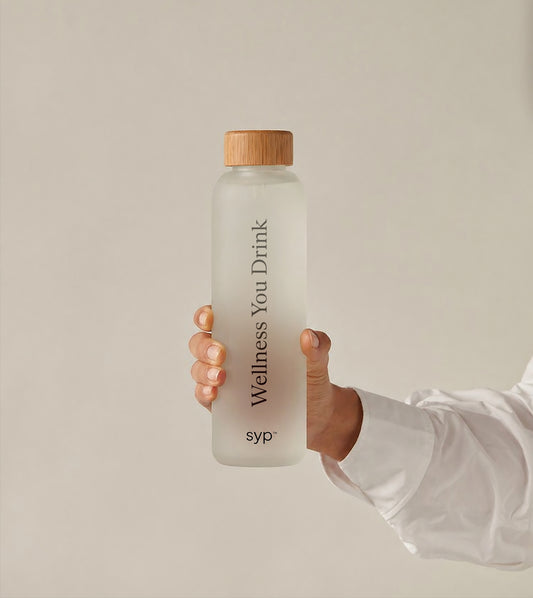 Glass Frosted Bottle